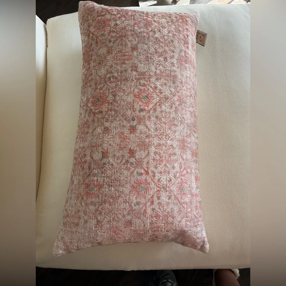 Devi Designs Decorative Chenille Throw Pillow Duck Feather Insert Included 14x26